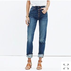 Madewell Rivet & Thread Button-Front Boyjean